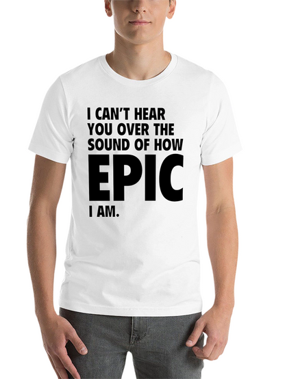 Epic Statement T-Shirt: Bold & Confident Design