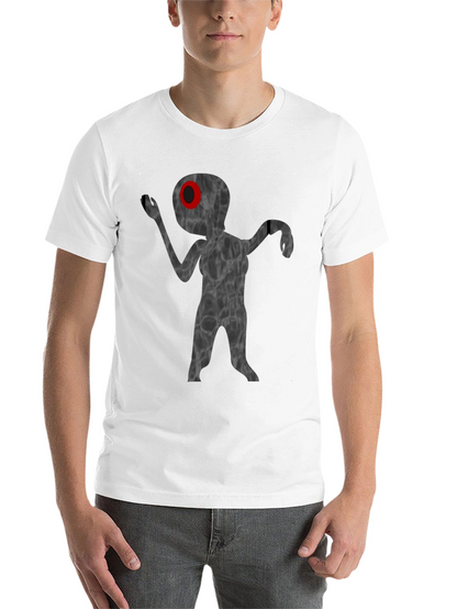 Unique Alien Graphic T-Shirt - Black