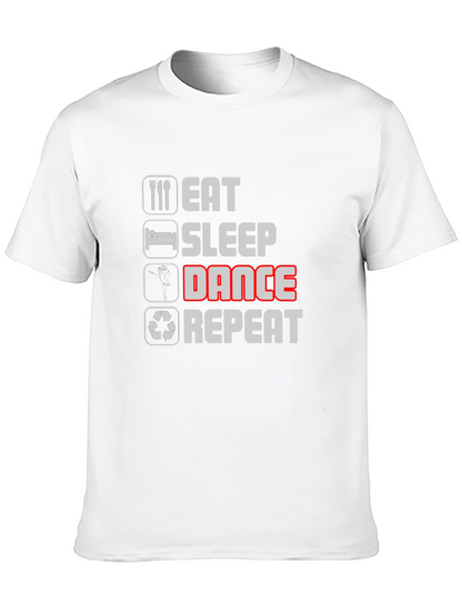 Eat Sleep Dance Repeat Black T-Shirt