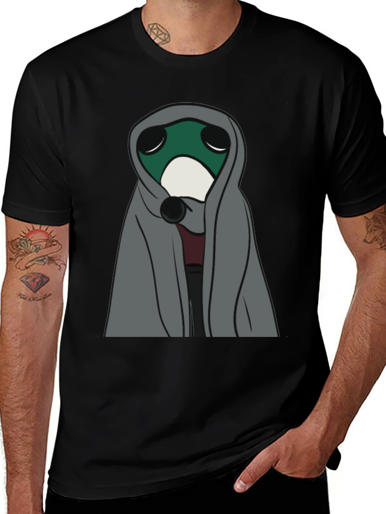 Hooded Creature Black T-Shirt
