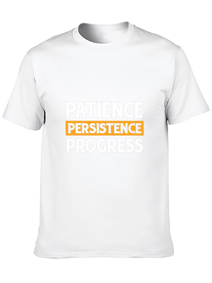 Patience Persistence Progress Graphic Tee