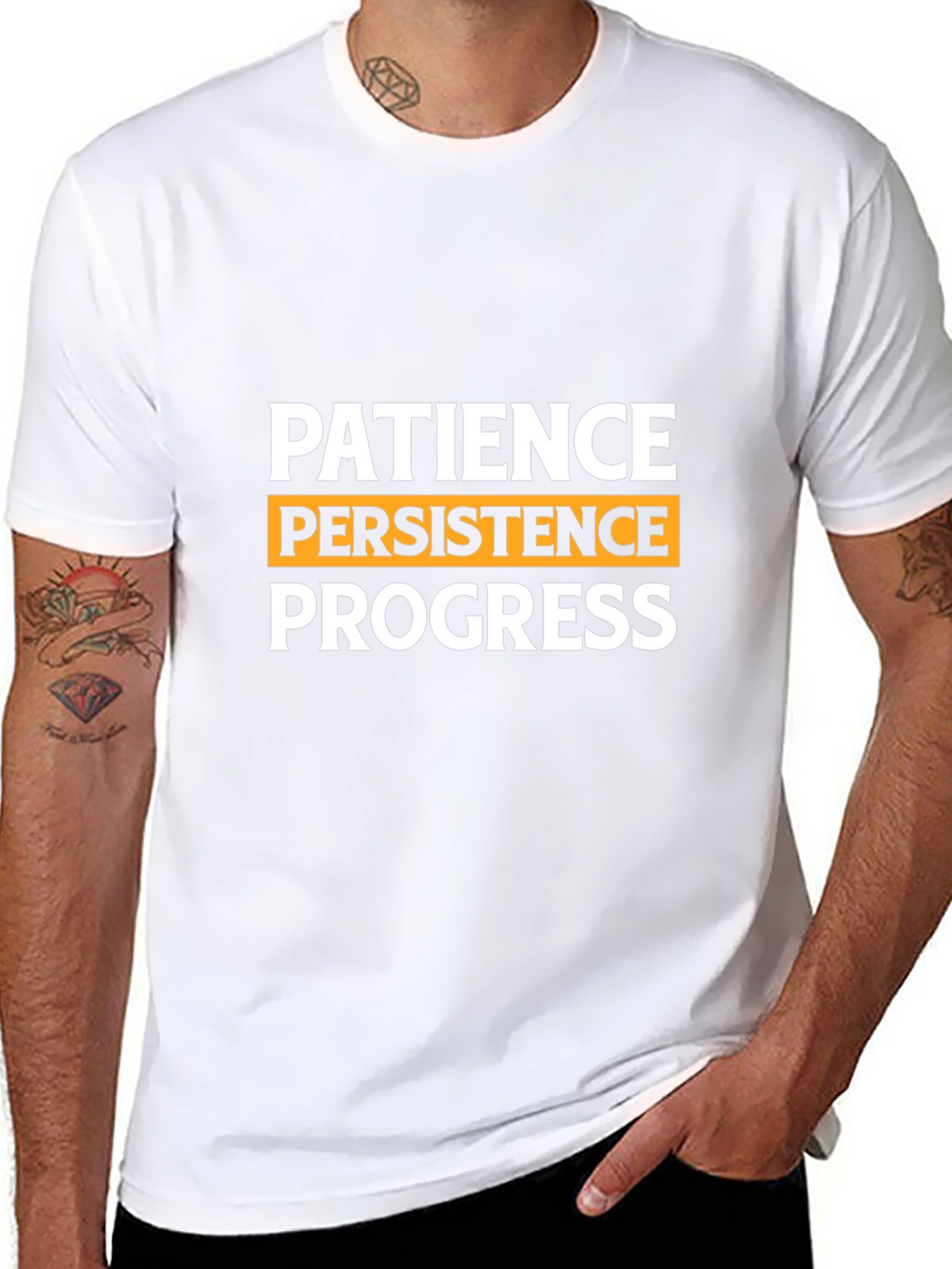 Patience Persistence Progress Graphic Tee