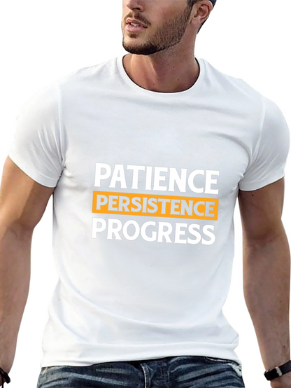 Patience Persistence Progress Graphic Tee