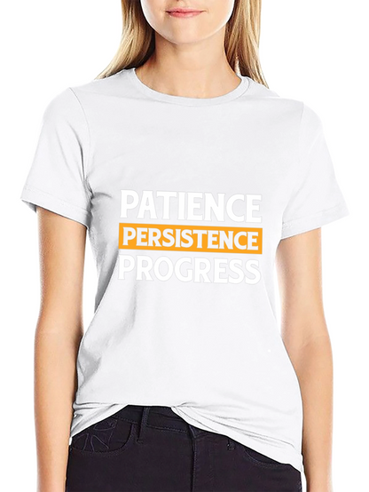 Patience Persistence Progress Graphic Tee