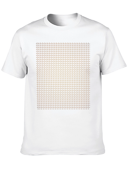 Abstract Pattern Black T-Shirt
