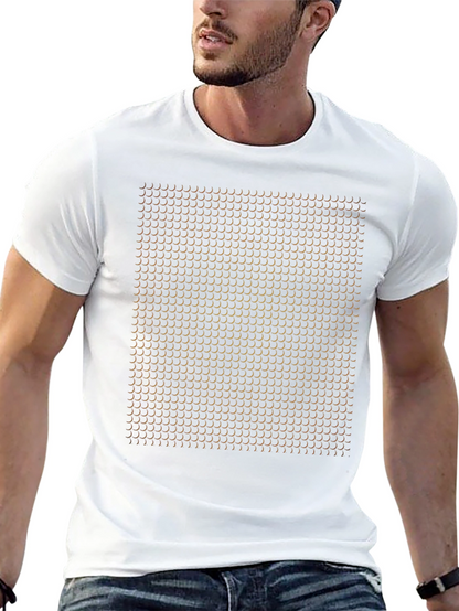 Abstract Pattern Black T-Shirt
