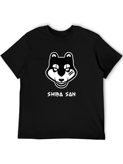 Shiba San T-Shirt Black Graphic Tee