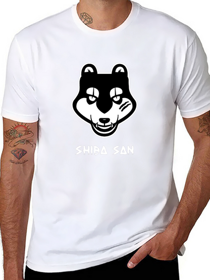 Shiba San T-Shirt Black Graphic Tee
