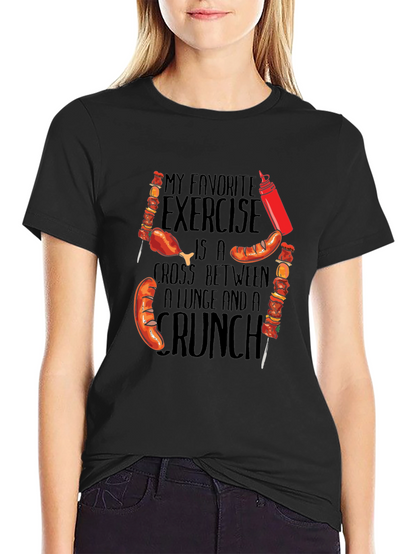 Funny Foodie T-Shirt - My Favorite Exercise