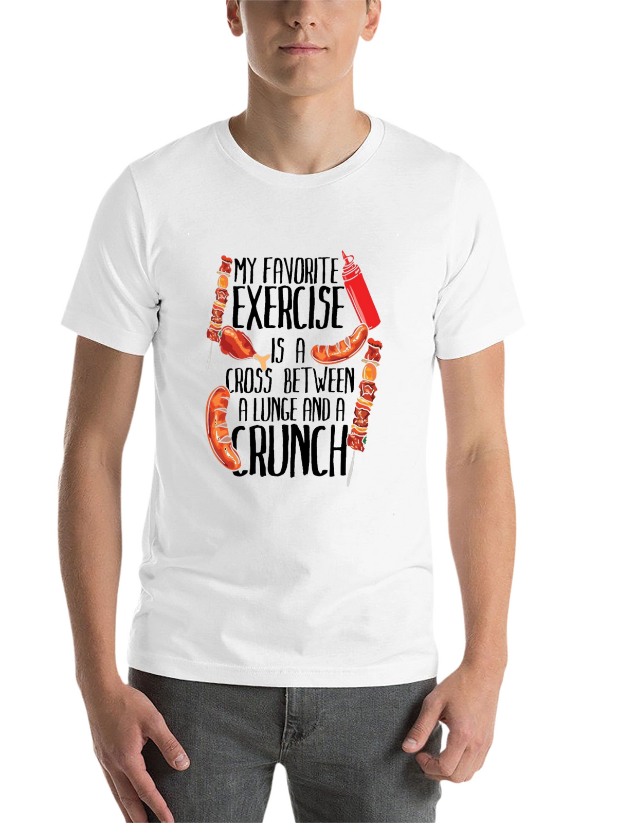 Funny Foodie T-Shirt - My Favorite Exercise