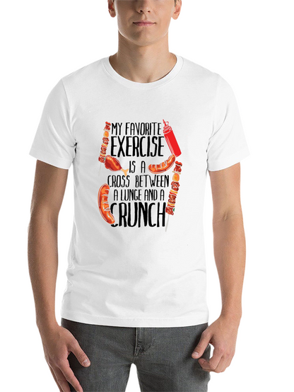 Funny Foodie T-Shirt - My Favorite Exercise