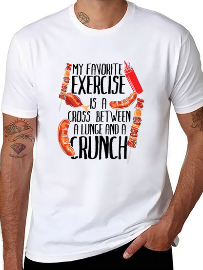 Funny Foodie T-Shirt - My Favorite Exercise