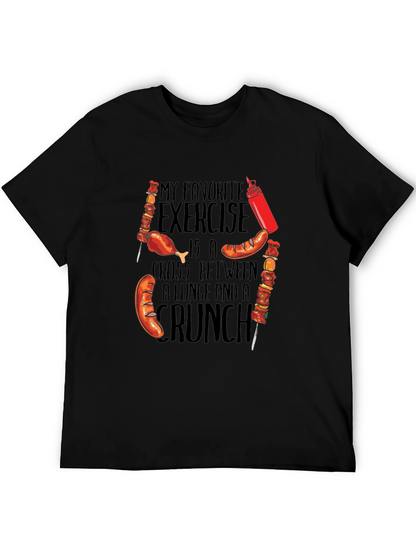 Funny Foodie T-Shirt - My Favorite Exercise