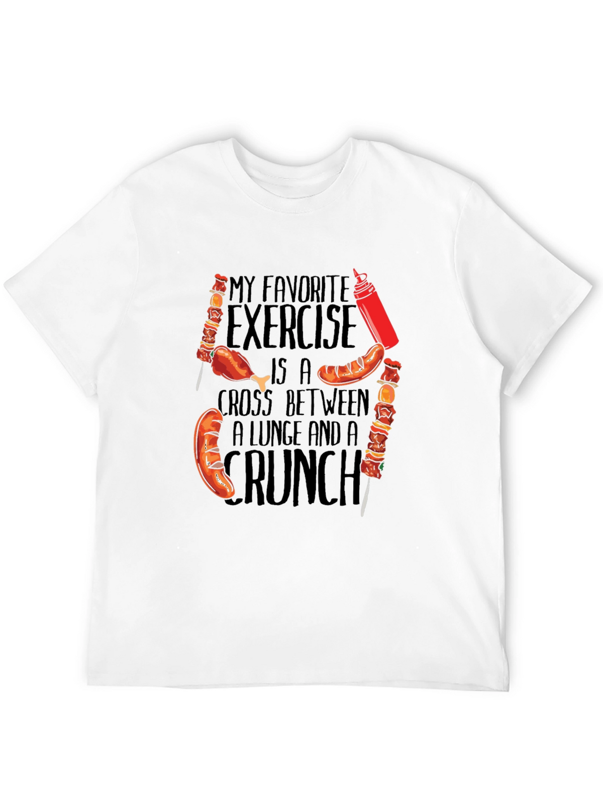 Funny Foodie T-Shirt - My Favorite Exercise