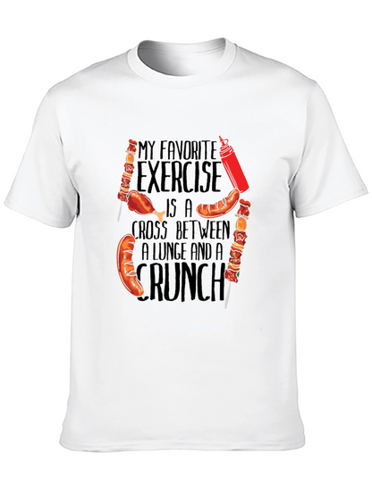 Funny Foodie T-Shirt - My Favorite Exercise