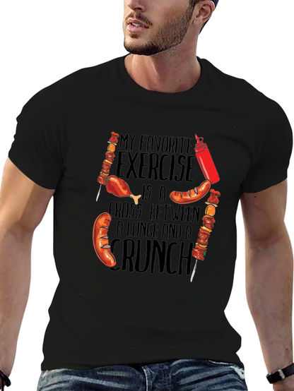 Funny Foodie T-Shirt - My Favorite Exercise