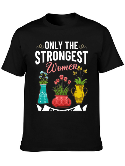 Strongest Women Floral T-Shirt