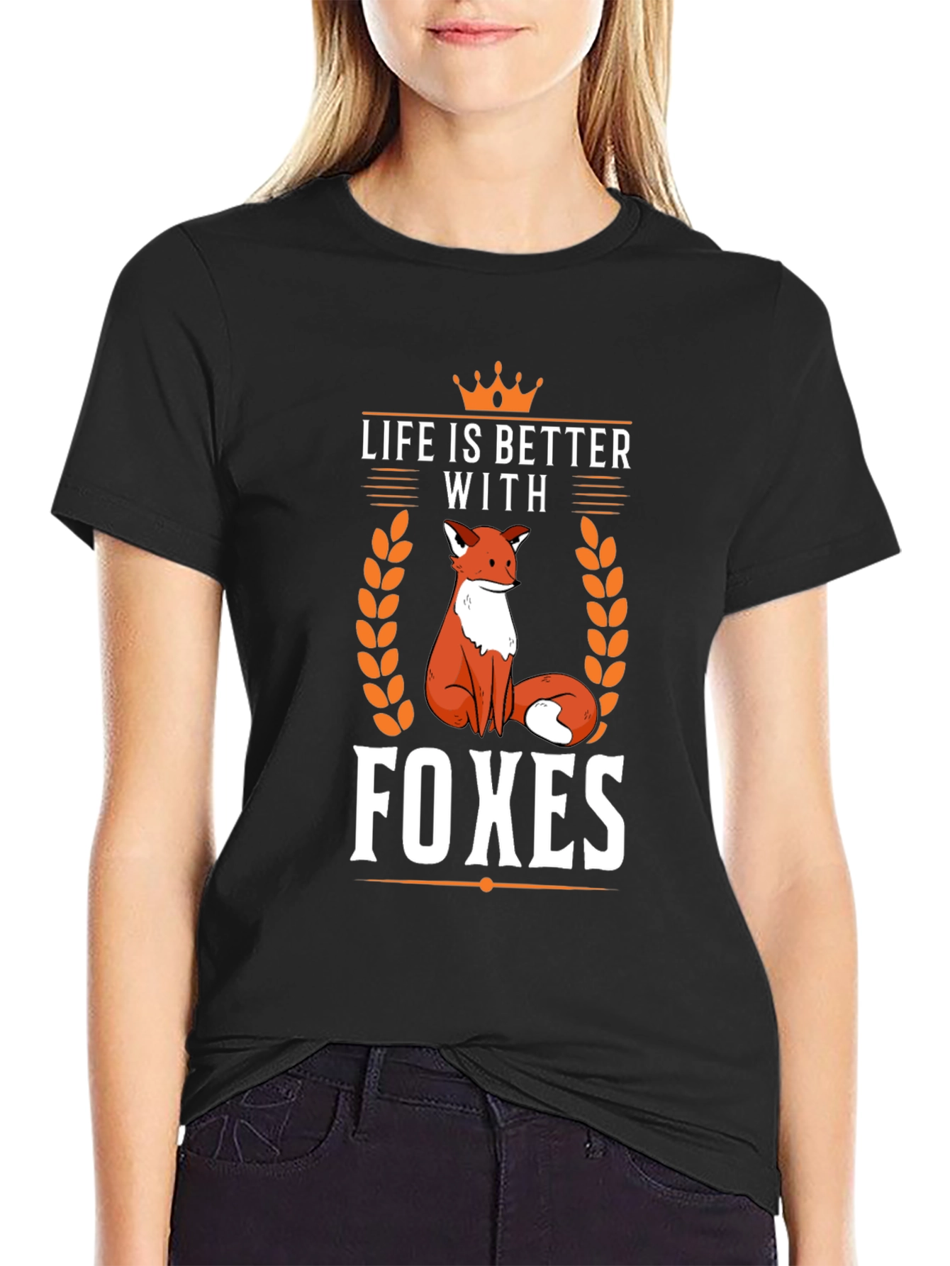 Life is Better with Foxes T-Shirt
