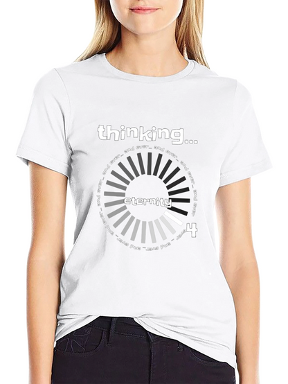 Thinking Eternity Black Graphic Tee