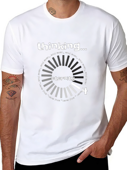 Thinking Eternity Black Graphic Tee