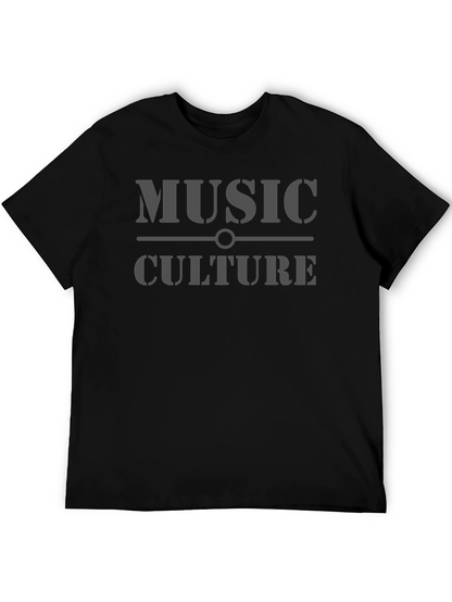 Music Culture Graphic T-Shirt - Casual Style