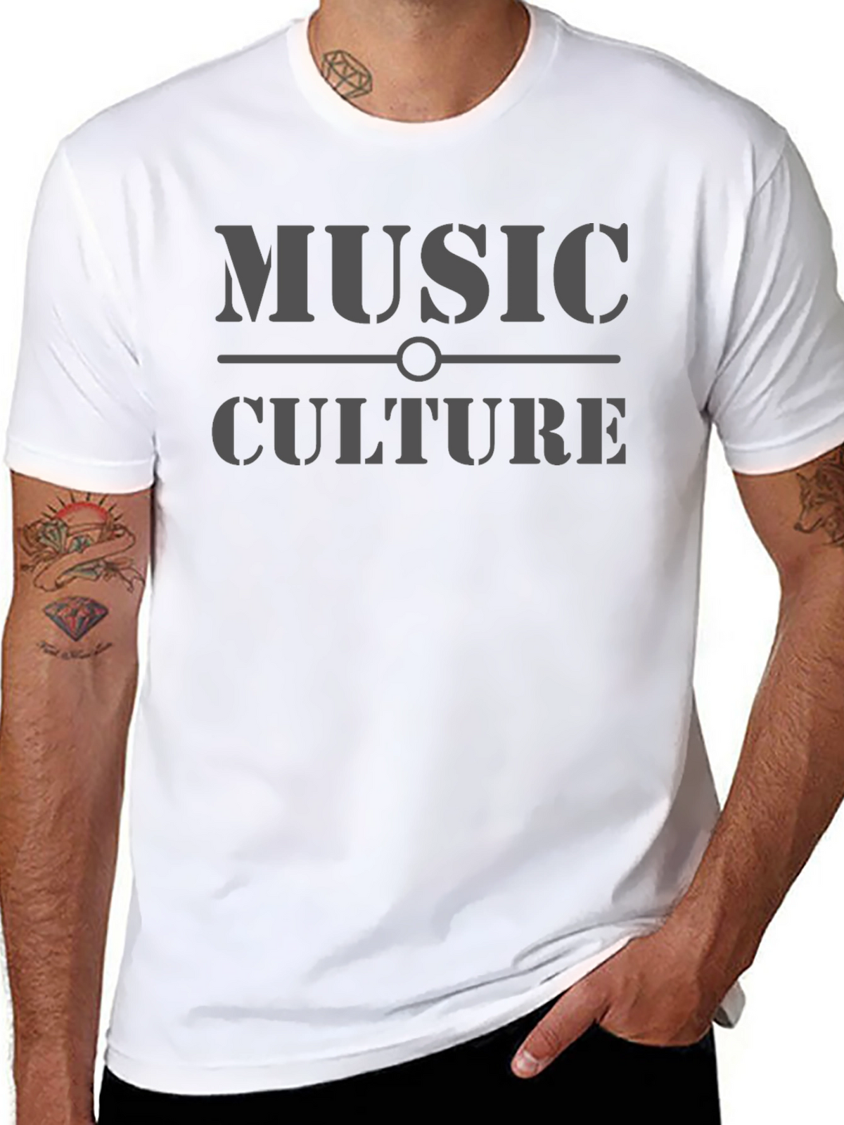 Music Culture Graphic T-Shirt - Casual Style