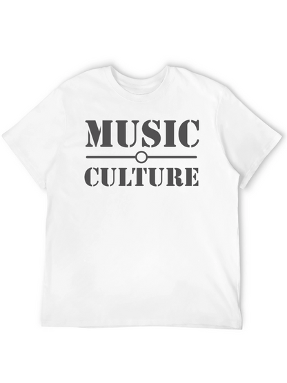 Music Culture Graphic T-Shirt - Casual Style