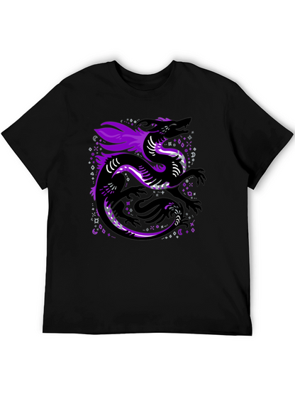 Asexual Pride Dragon Graphic T-Shirt