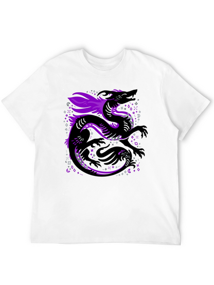 Asexual Pride Dragon Graphic T-Shirt