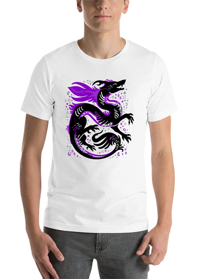 Asexual Pride Dragon Graphic T-Shirt