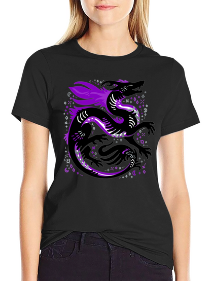 Asexual Pride Dragon Graphic T-Shirt