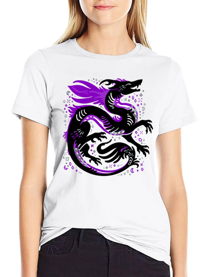 Asexual Pride Dragon Graphic T-Shirt