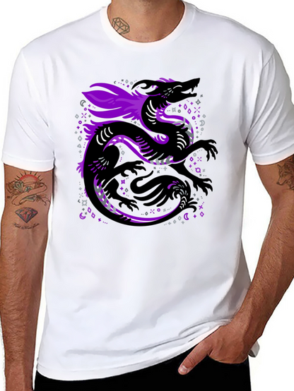 Asexual Pride Dragon Graphic T-Shirt