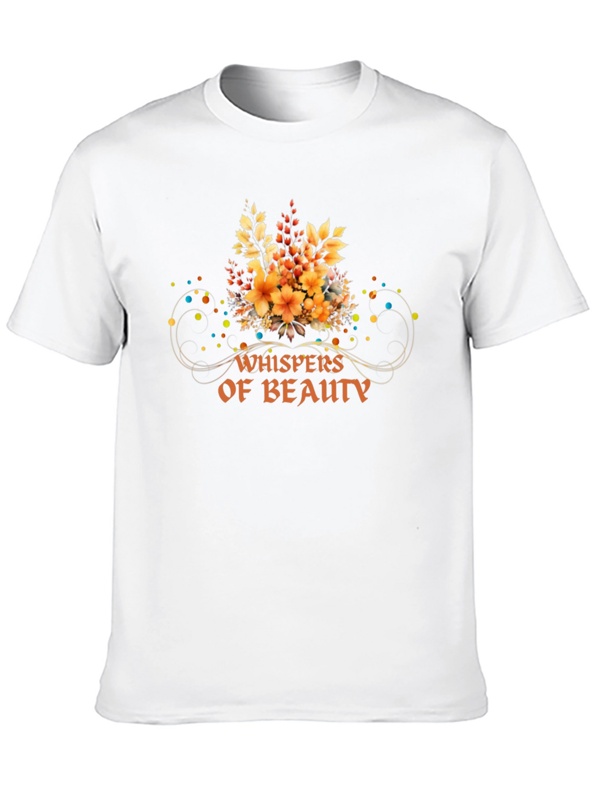Whispers of Beauty Floral T-Shirt - Black