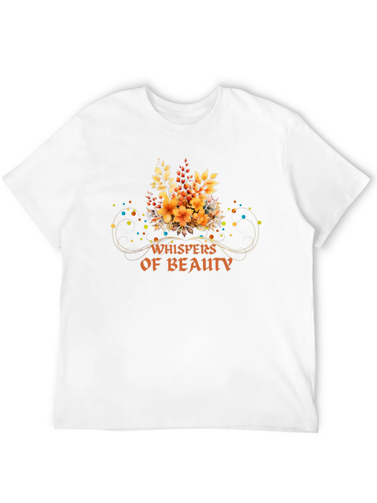 Whispers of Beauty Floral T-Shirt - Black