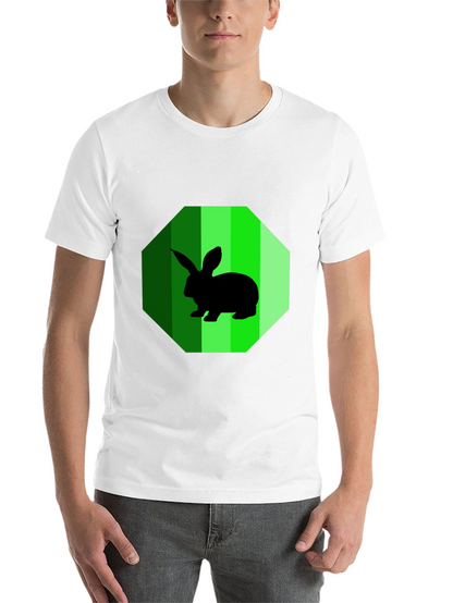 Rabbit Graphic Tee - Mens Black T-Shirt
