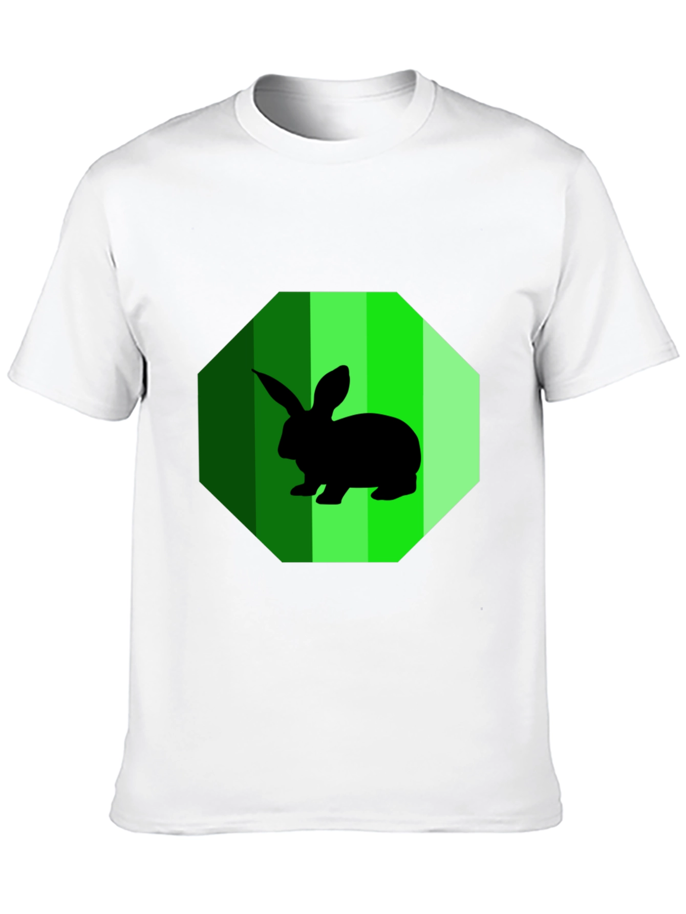 Rabbit Graphic Tee - Mens Black T-Shirt