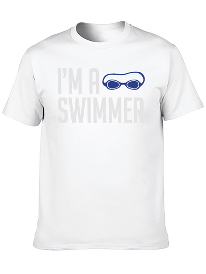 Im a Swimmer Graphic T-Shirt - Sports Tee