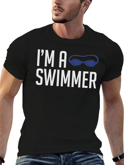 Im a Swimmer Graphic T-Shirt - Sports Tee