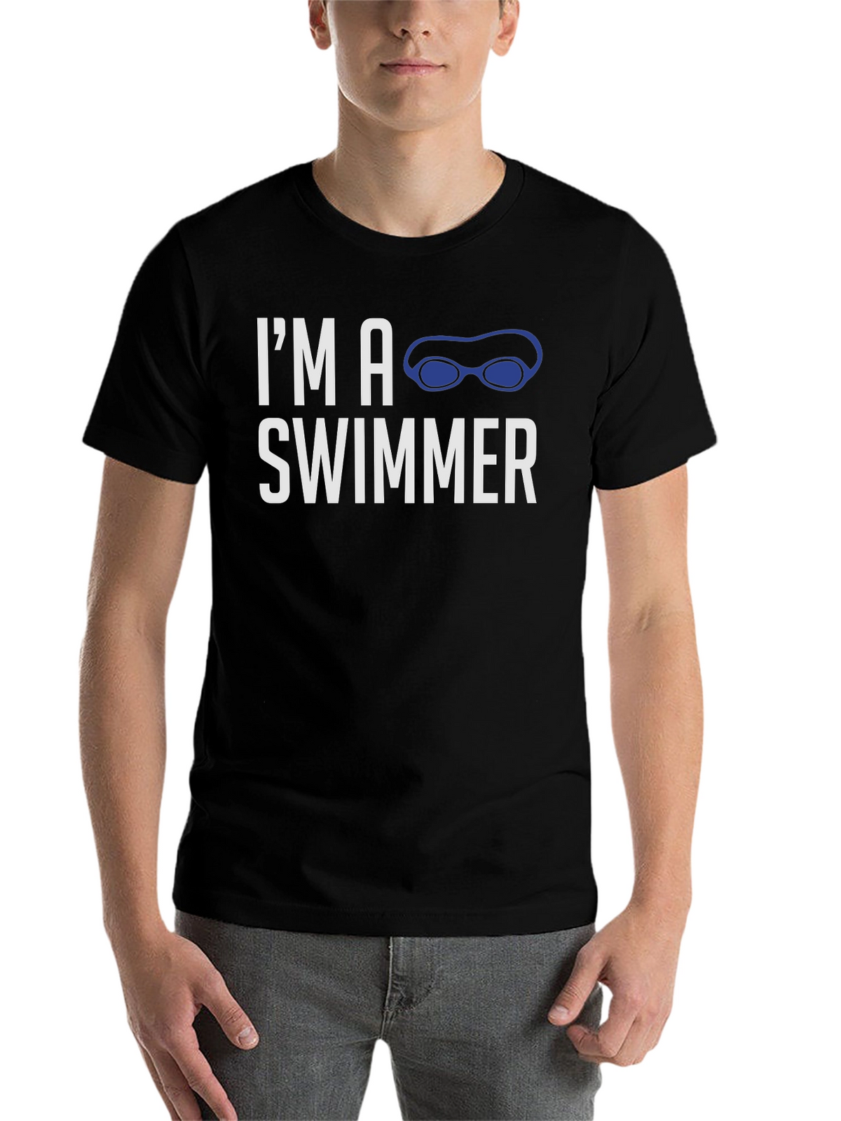 Im a Swimmer Graphic T-Shirt - Sports Tee