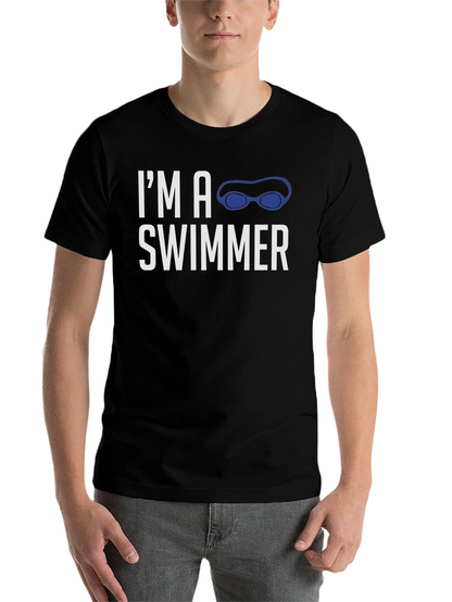 Im a Swimmer Graphic T-Shirt - Sports Tee