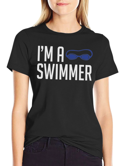 Im a Swimmer Graphic T-Shirt - Sports Tee