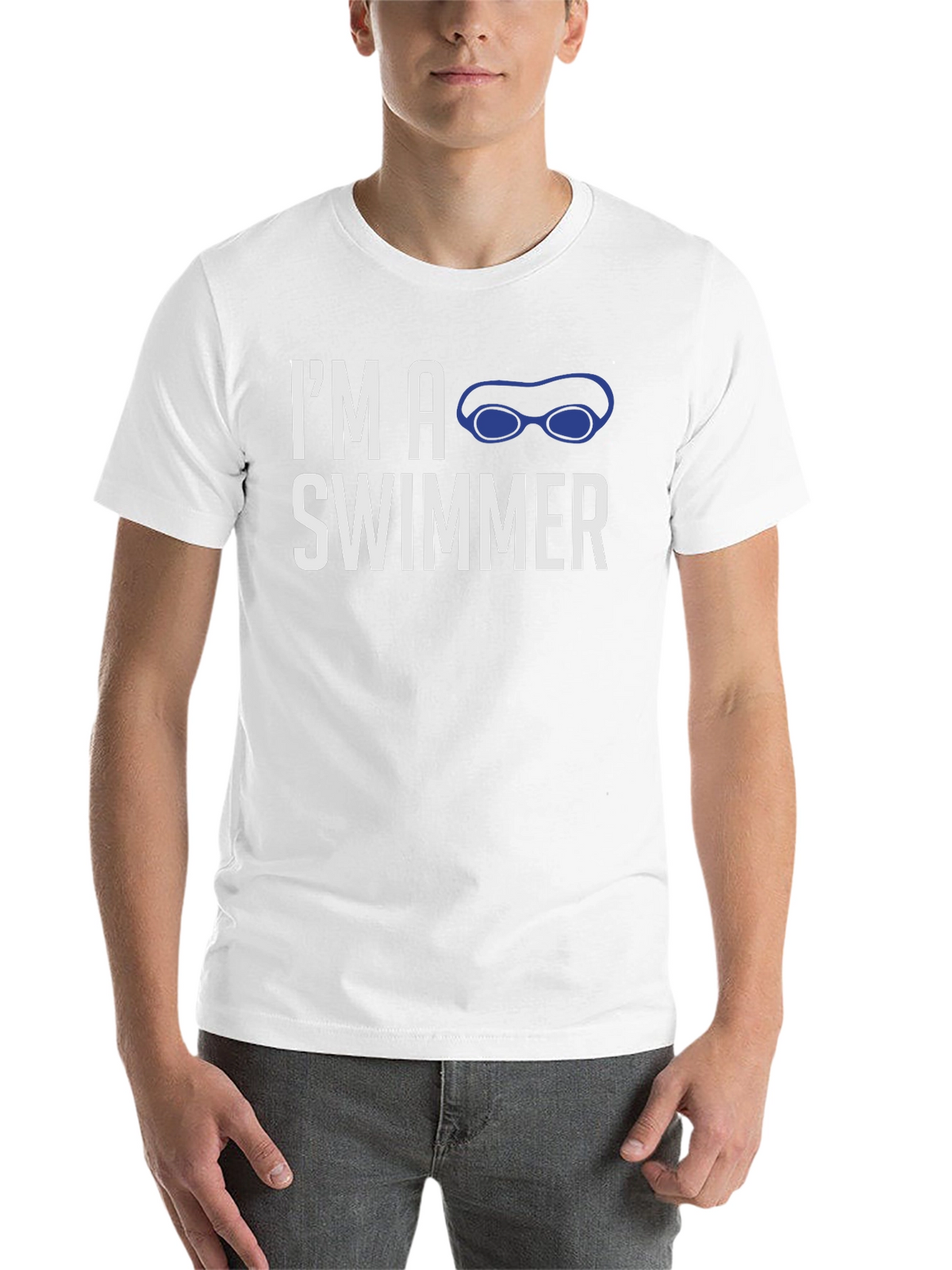 Im a Swimmer Graphic T-Shirt - Sports Tee