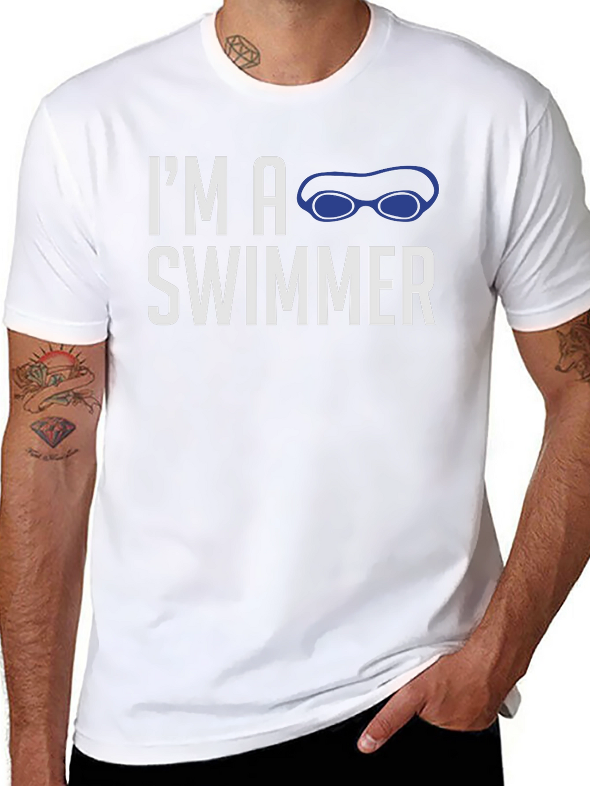 Im a Swimmer Graphic T-Shirt - Sports Tee