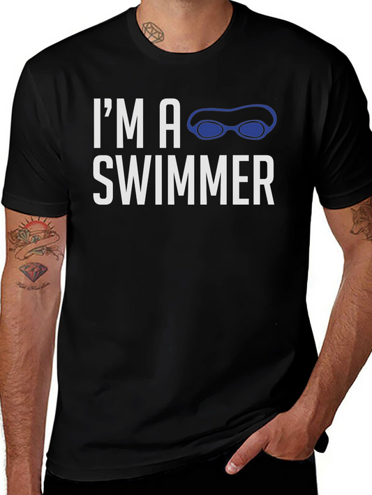 Im a Swimmer Graphic T-Shirt - Sports Tee