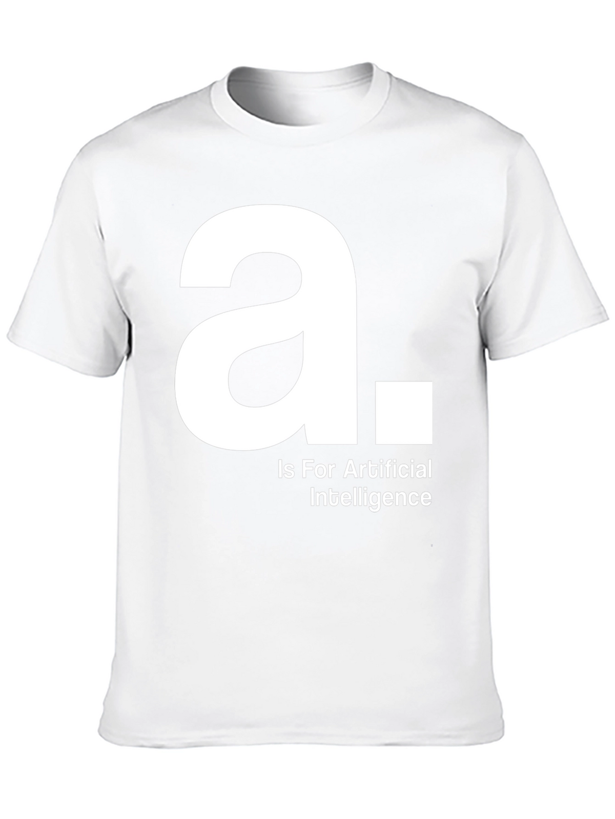 A is for Artificial Intelligence Black T-Shirt