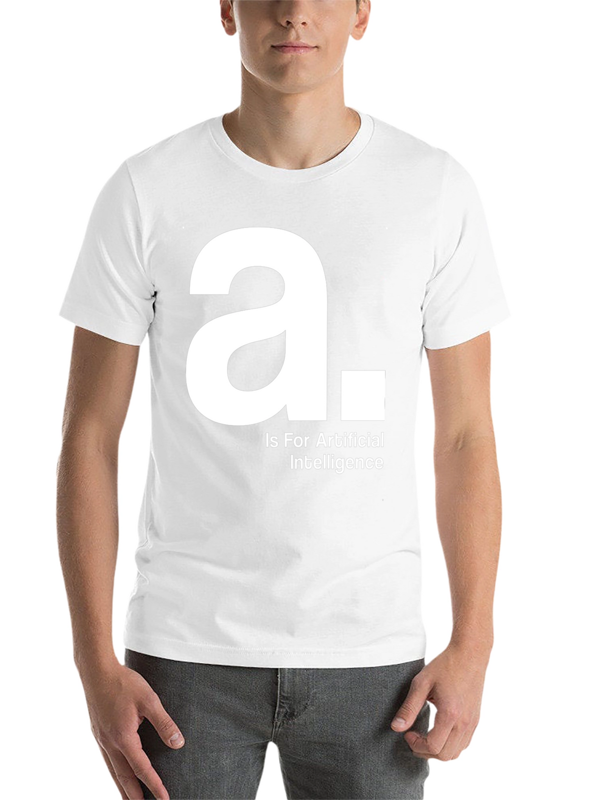 A is for Artificial Intelligence Black T-Shirt