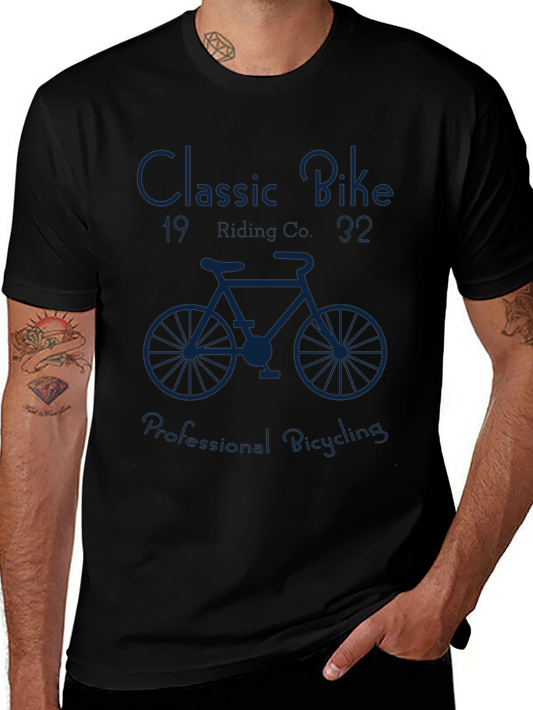 Classic Bike Tee - Vintage Style Bicycling Shirt