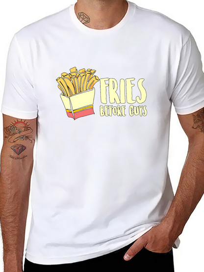 Fries Before Guys Graphic Tee