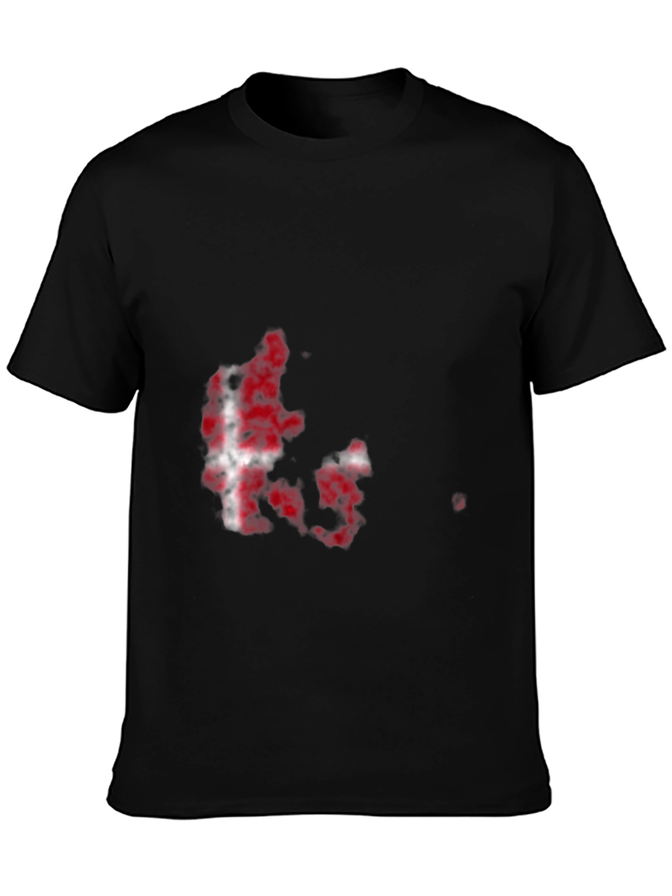 Denmark Flag Map Graphic Tee